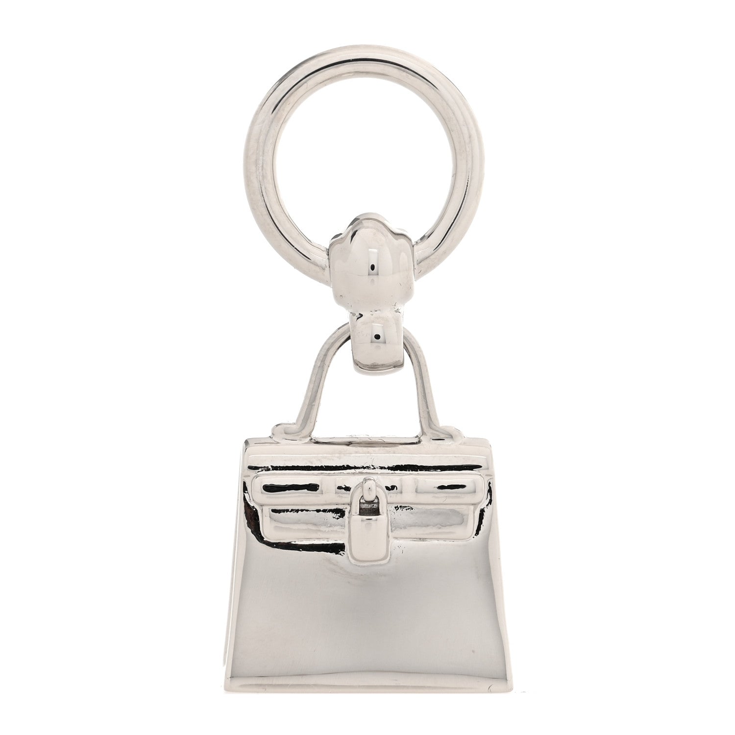 Hermes Palladium Mini Kelly Twilly Ring 1 of 4