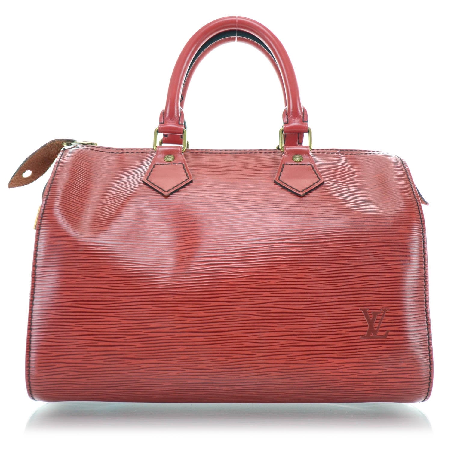 Louis Vuitton Epi Speedy 25 Red 1 of 12