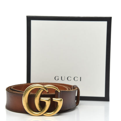 Gucci Faded Calfskin Double G 40mm Belt 105 42 Cuir 6 of 6