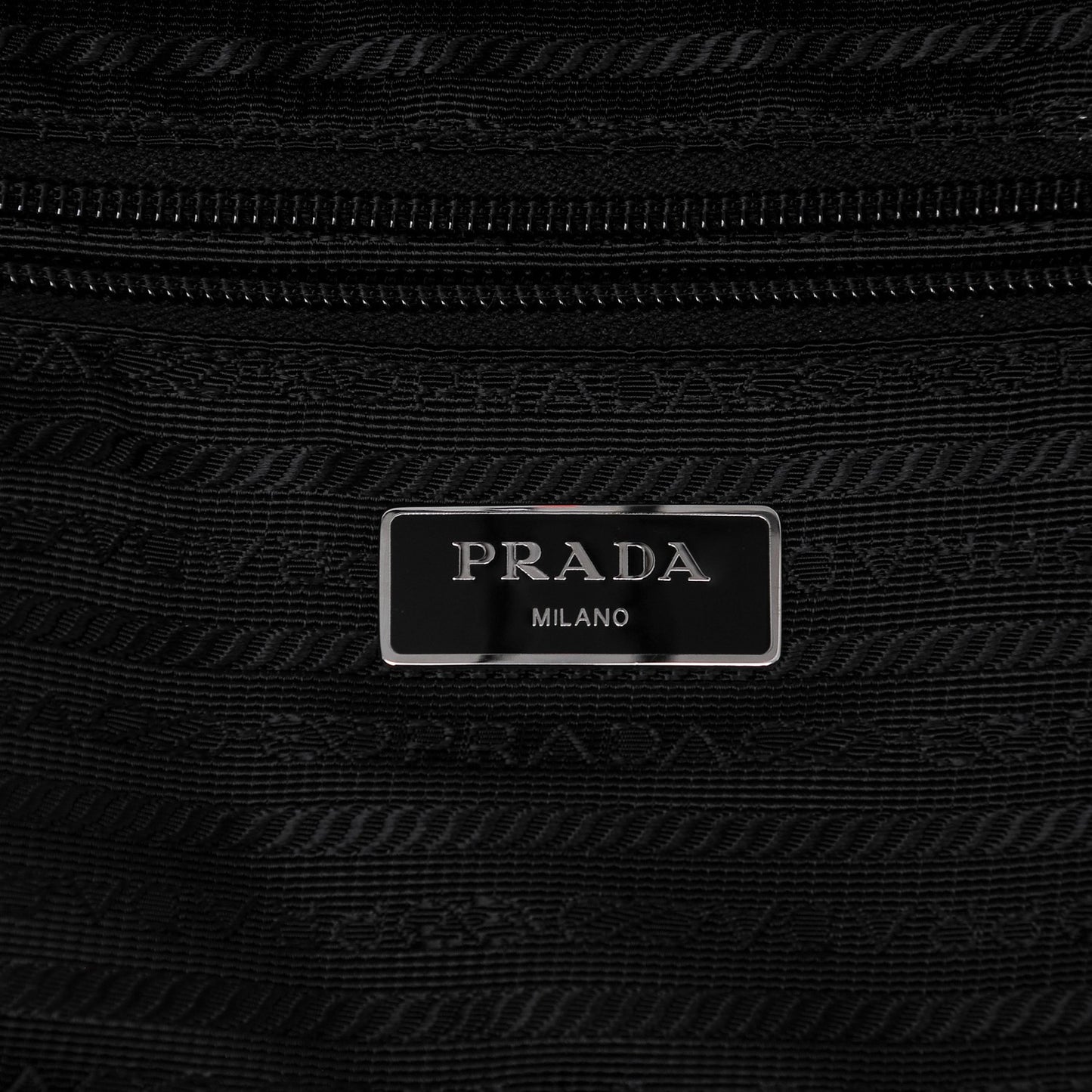 Tessuto Nylon Saffiano Viaggio Carry On Travel Bag Black