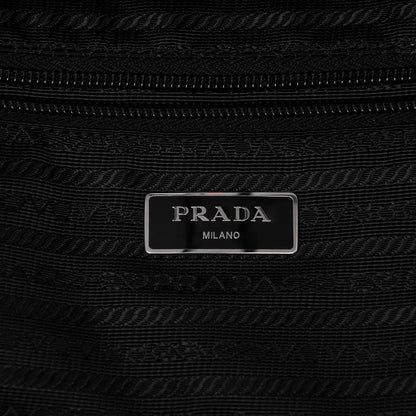 Prada Tessuto Nylon Saffiano Viaggio Carry On Travel Bag Black 6 of 7