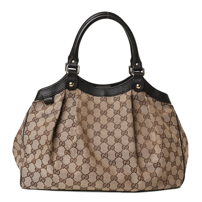 Gucci Monogram Medium Sukey Tote Dark Brown 1 of 17