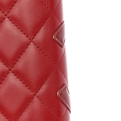 Chanel Calfskin Quilted Cambon Yen Wallet Red 11 of 14