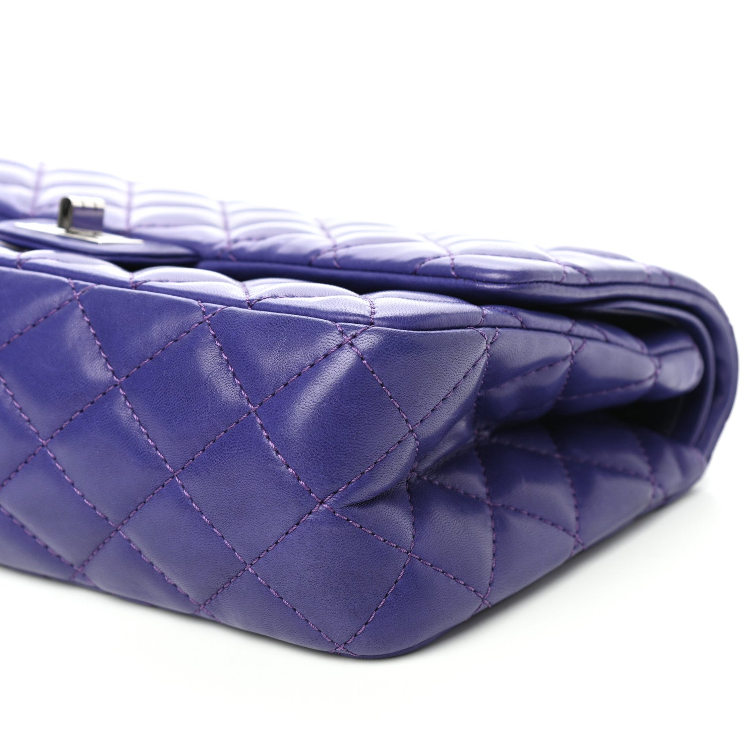 Chanel Lambskin Quilted 2.55 Reissue 226 Flap Purple 9 of 9