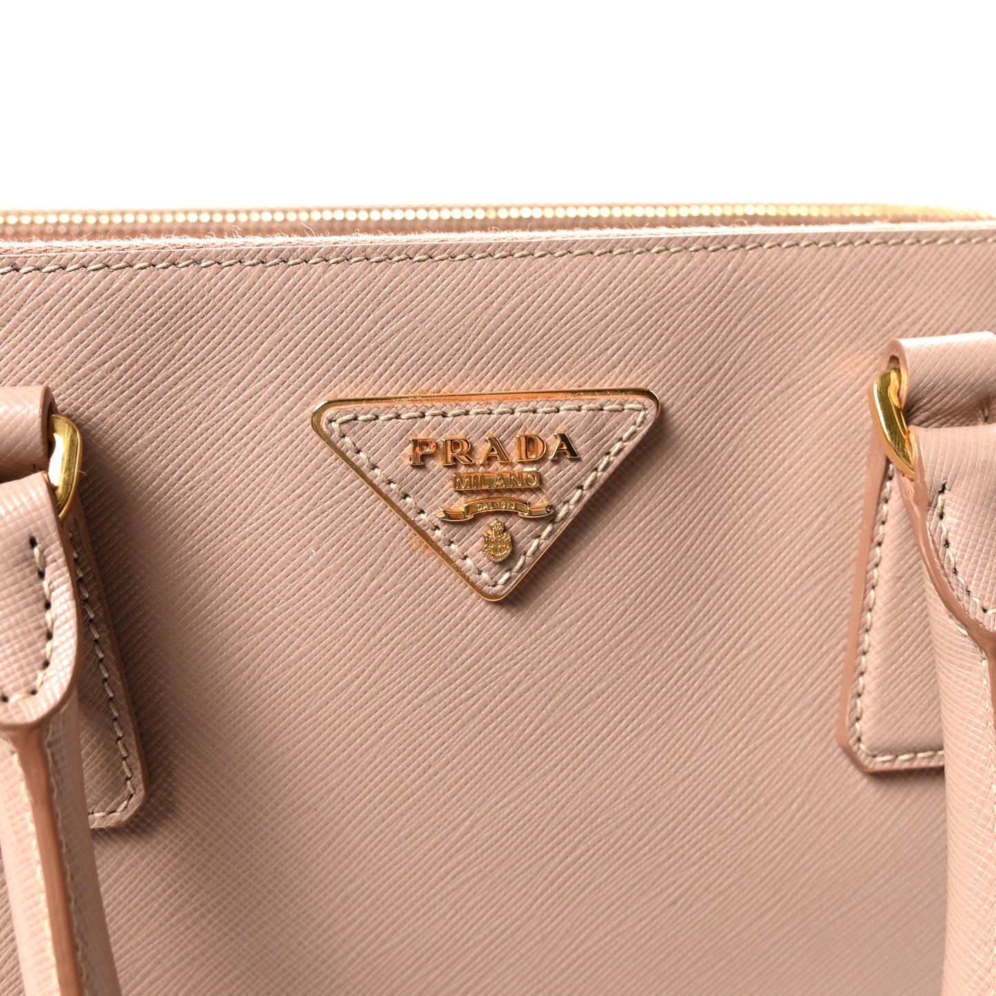 Saffiano Small Galleria Double Zip Tote Cammeo