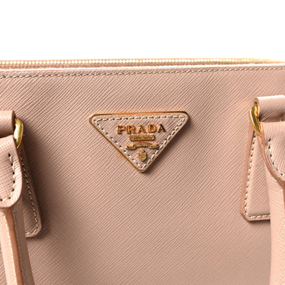 Prada Saffiano Small Galleria Double Zip Tote Cammeo 10 of 10