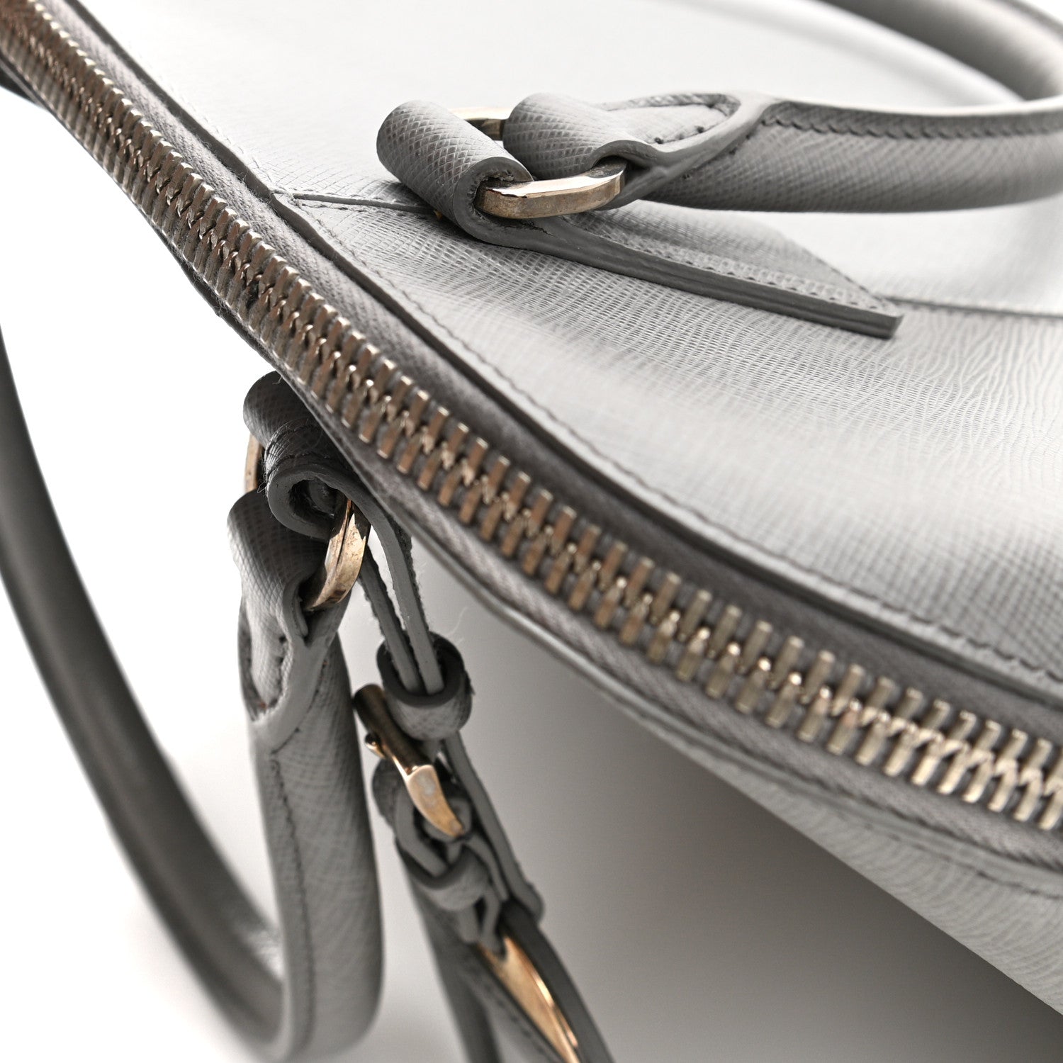 Prada Saffiano Lux Bi-Color Promenade Tote Marmo Argilla 12 of 12