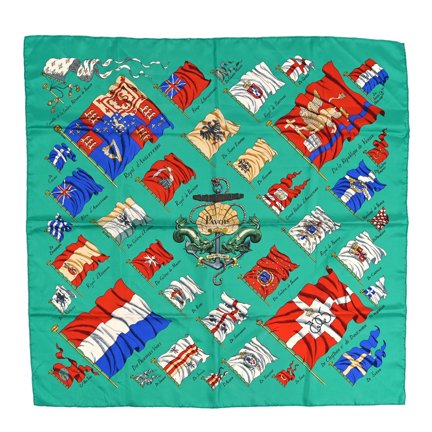 Silk Pavois Scarf 90