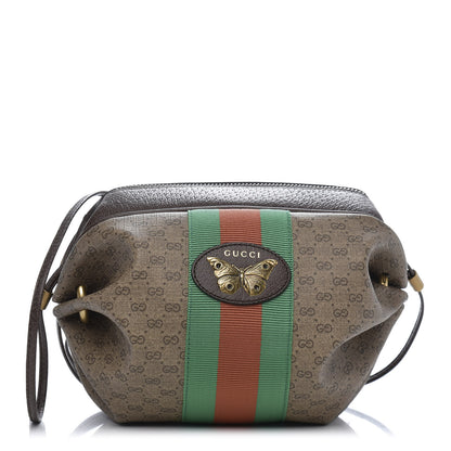 Gucci Mini Vintage GG Supreme Monogram Web Butterfly New Candy Crossbody Beige New Acero 1 of 11