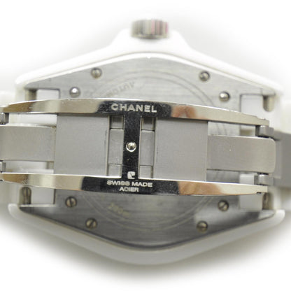Chanel Stainless Steel Ceramic 38mm J12 Automatic Watch White 5 of 6