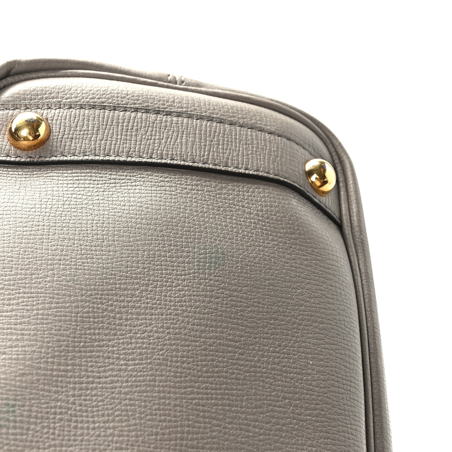 Burberry Grainy Calfskin Medium Honeybrook Tote Thistle Grey 9 of 10