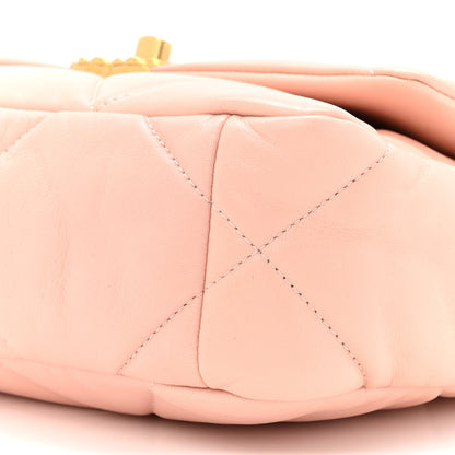 Chanel Lambskin Quilted Medium Chanel 19 Flap Pink 9 of 11