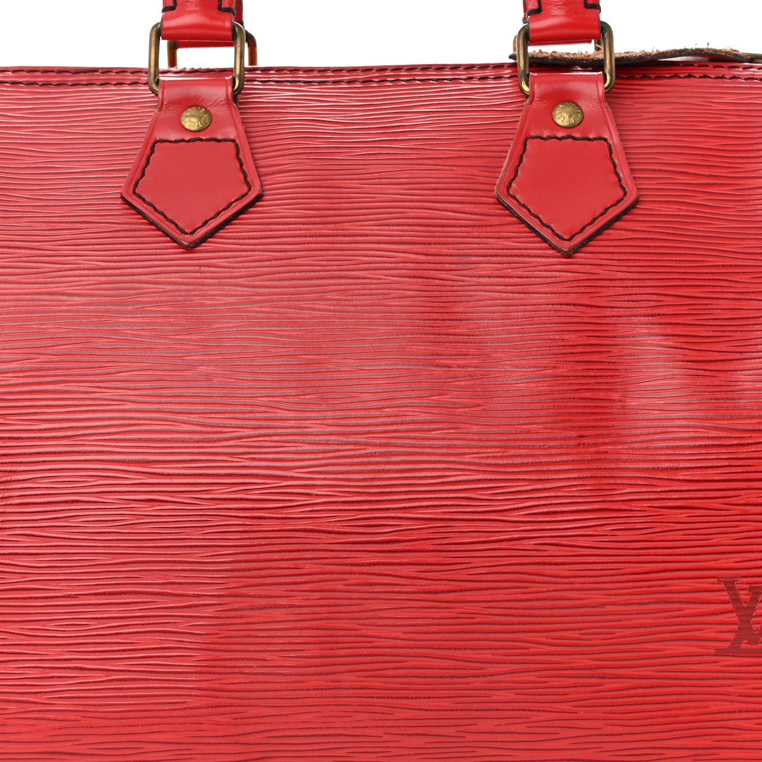 Louis Vuitton Epi Speedy 25 Castillan Red 8 of 17