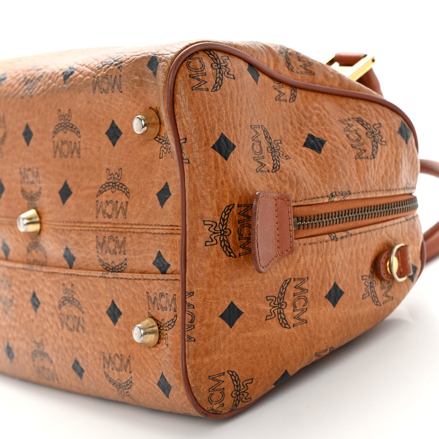 Visetos Essential Boston Bag Cognac
