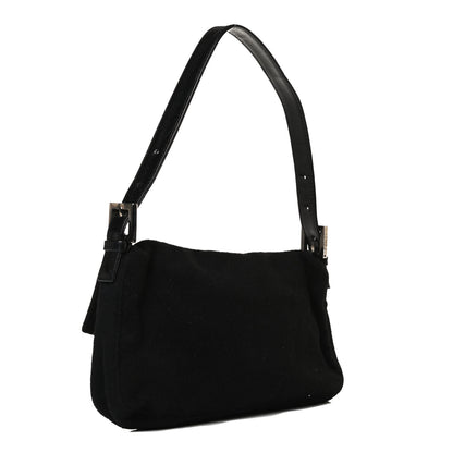 Fendi Wool Baguette Black 2 of 11