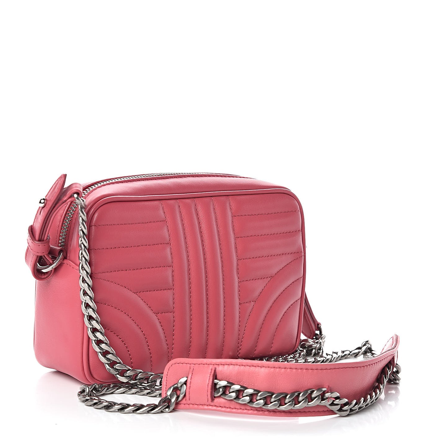 Soft Calfskin Diagramme Crossbody Bag Peonia