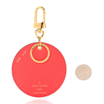 Louis Vuitton Monogram 2021 Christmas Animation London Bag Charm Key Ring Red 2 of 5