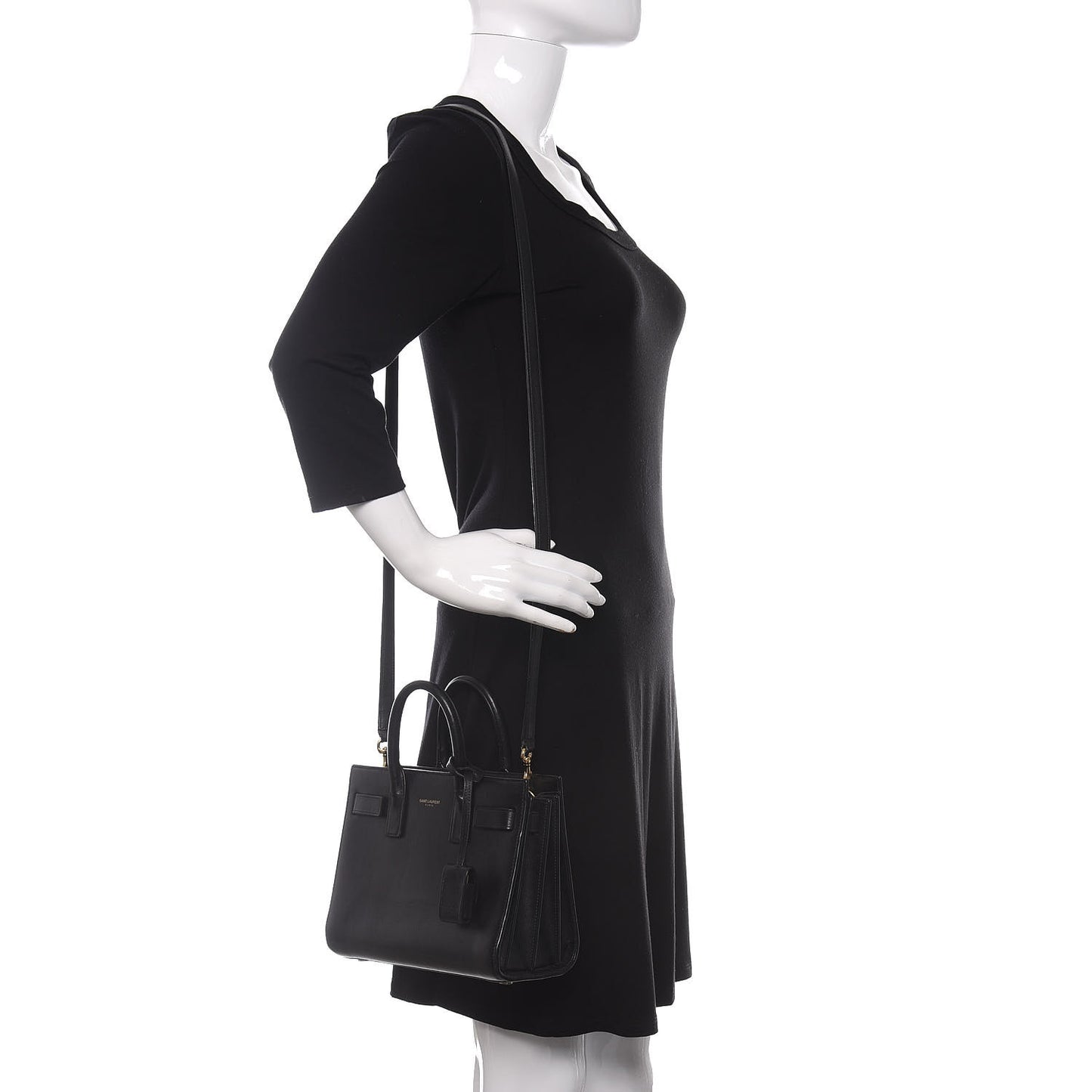 Calfskin Nano Sac de Jour Black
