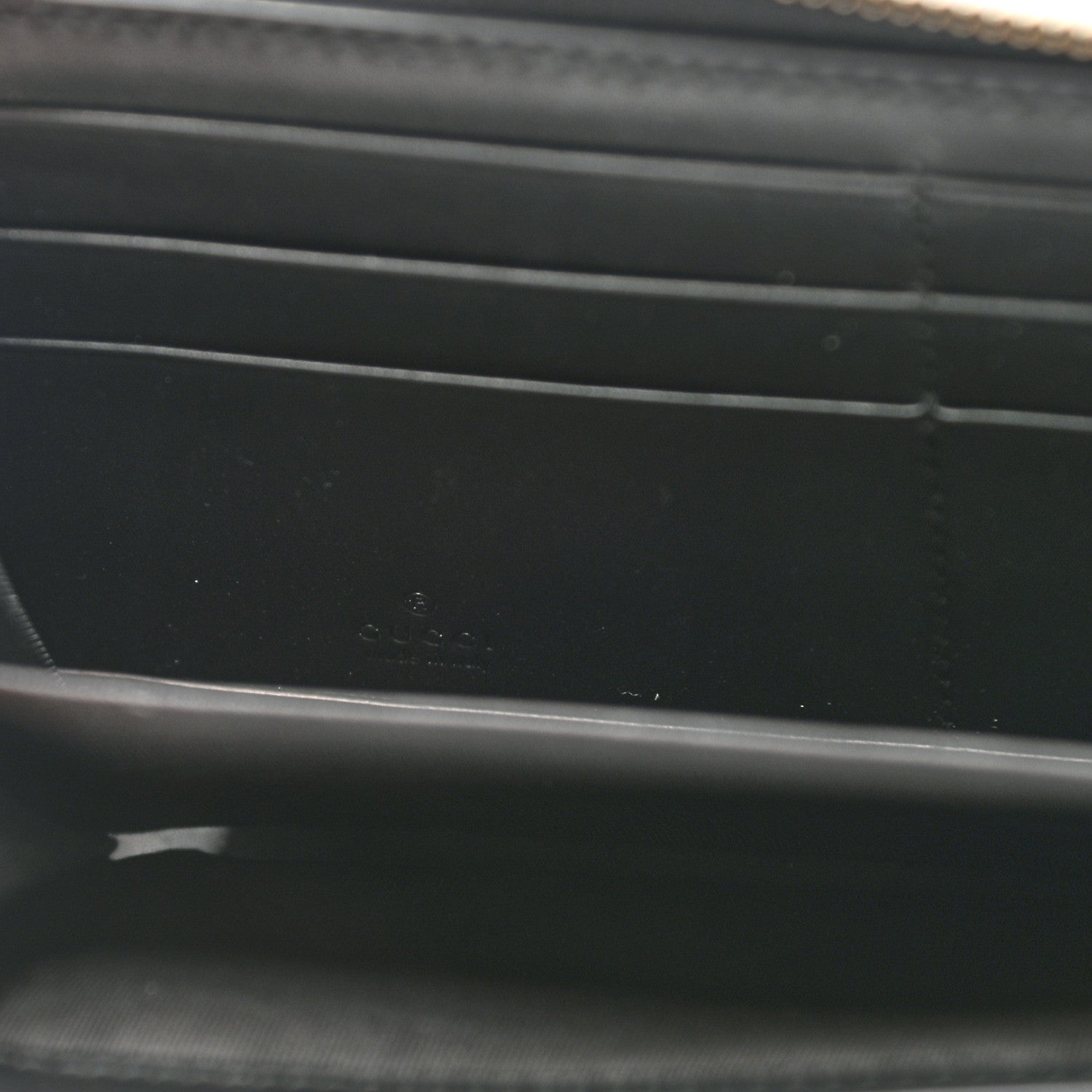 Gucci GG Supreme Monogram Kingsnake Zip Around Wallet Black 6 of 6