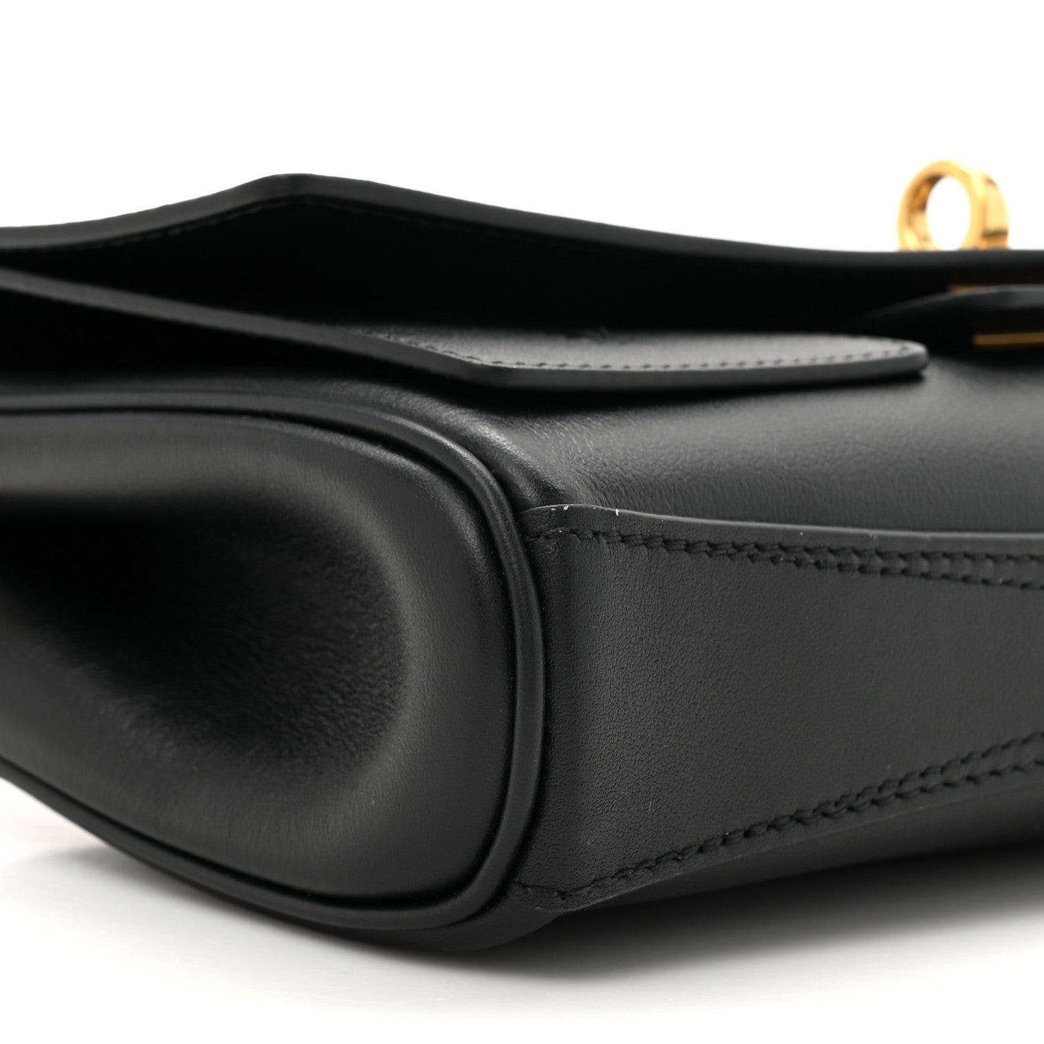 Balenciaga Smooth Calfskin Small Bel Air Clutch On Strap Black 10 of 10