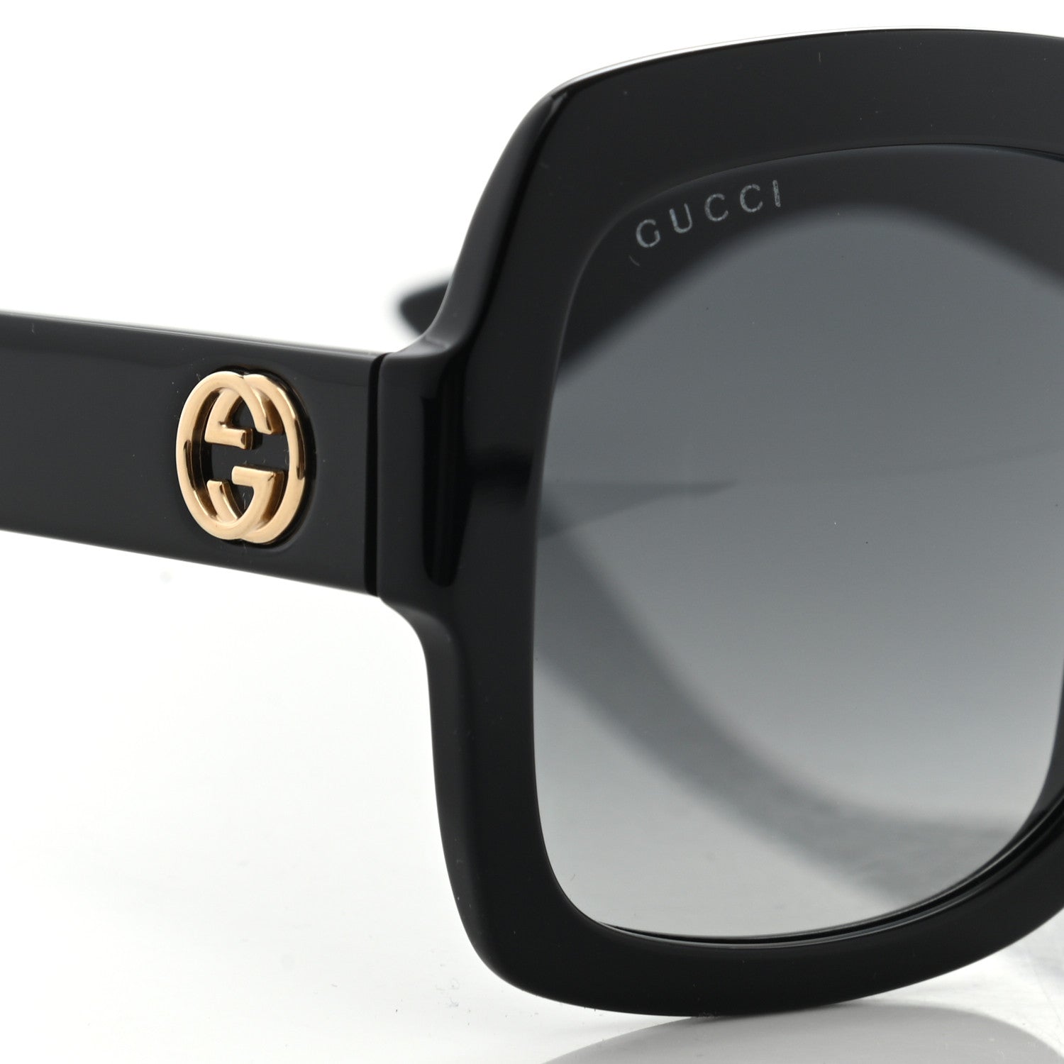 Gucci Acetate Square Frame Sunglasses GG0036S Black 8 of 8