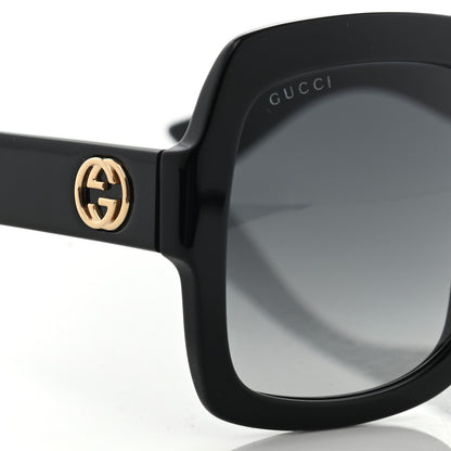 Gucci Acetate Square Frame Sunglasses GG0036S Black 8 of 8