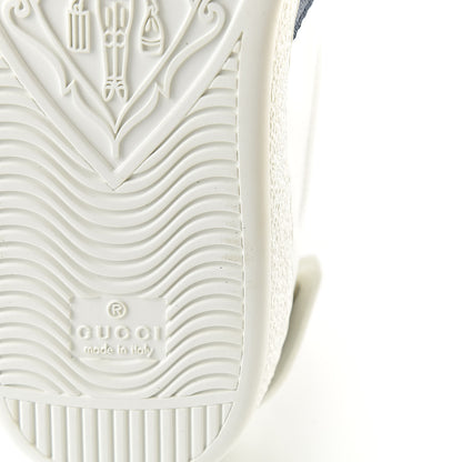 Gucci Calfskin Ayers Embroidered Web Mens Ace Removable Patches High Top Sneakers 7.5 White 12 of 13