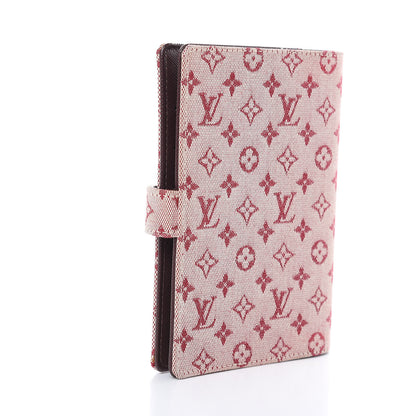 Louis Vuitton Mini Lin Small Ring Agenda Cover Cherry 3 of 9