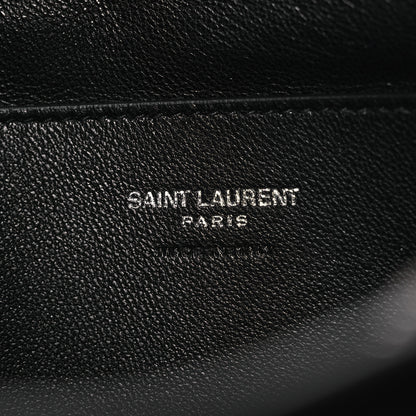 Saint Laurent Lambskin Large Puffy Pouch Black 6 of 12