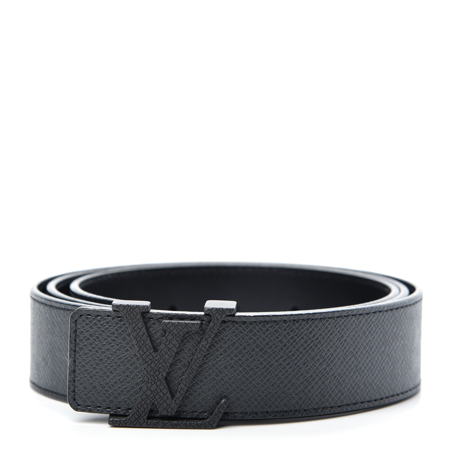 Louis Vuitton Taiga 35mm LV Initiales Belt 105 42 Ardoise 1 of 6