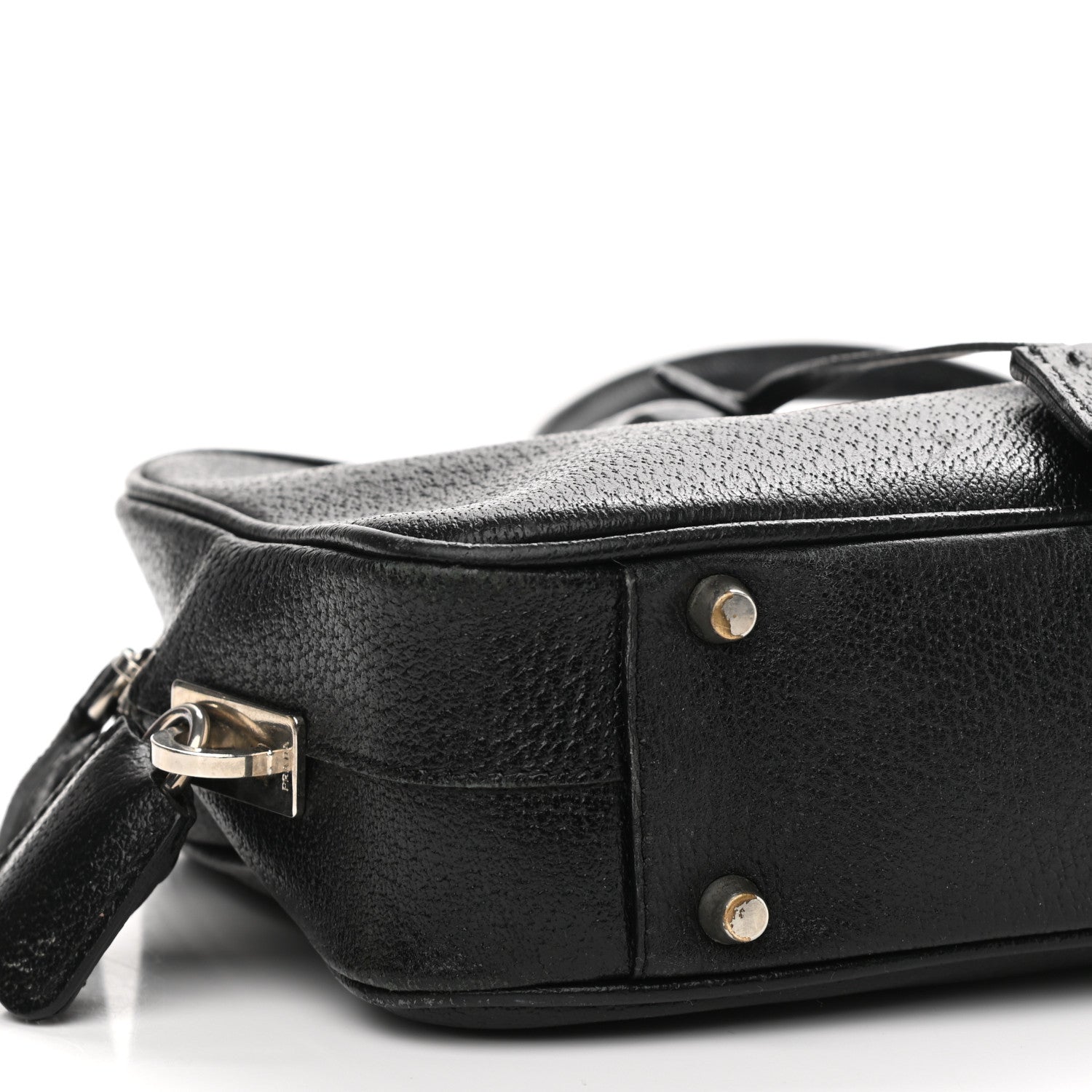 Prada Calfskin Bauletto Black 5 of 15