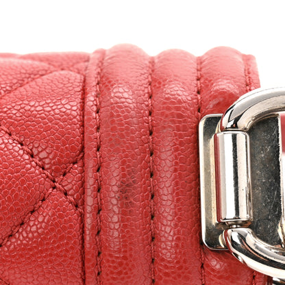 Chanel Caviar Quilted Small Boy Flap Red 11 of 11