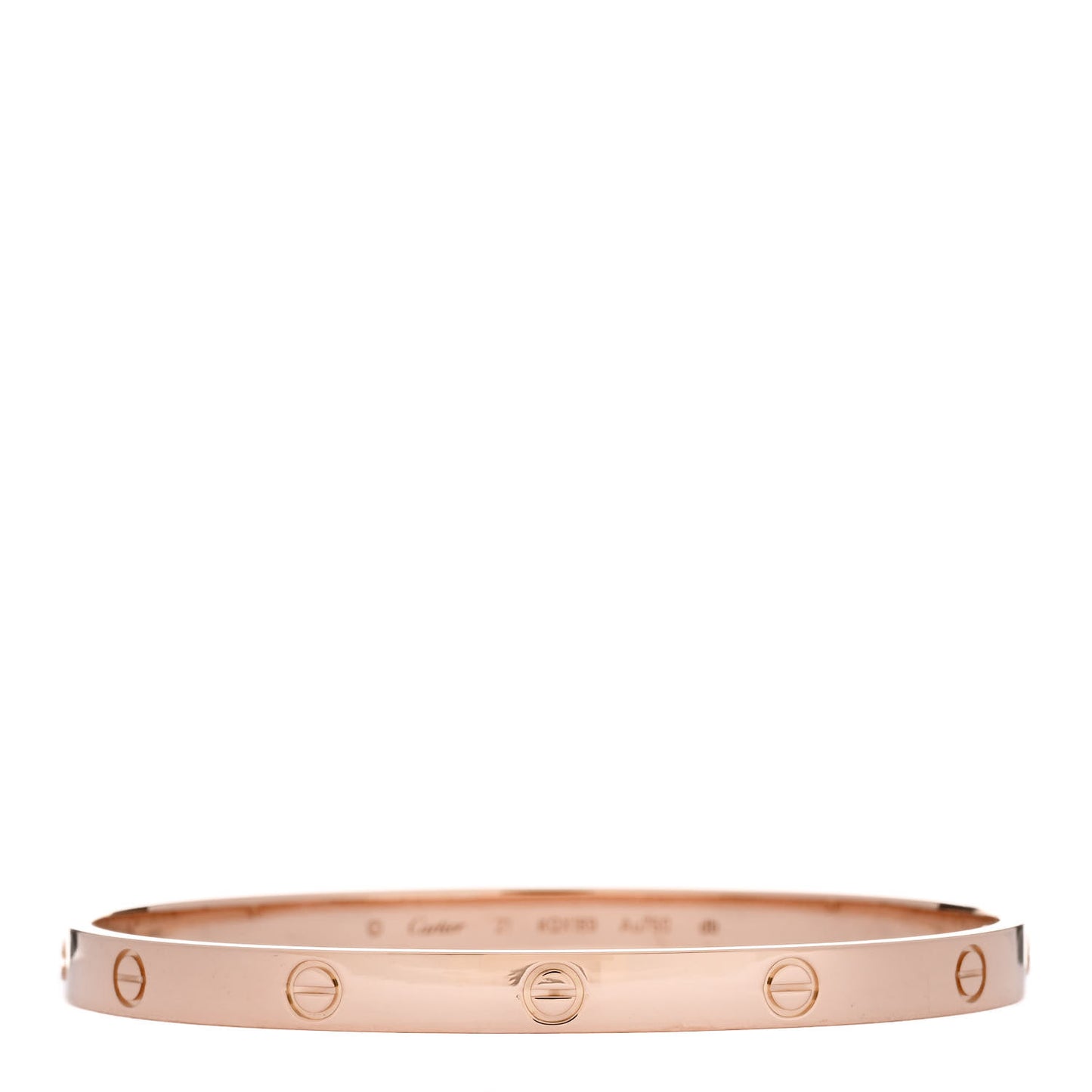 18K Pink Gold LOVE Bracelet 21