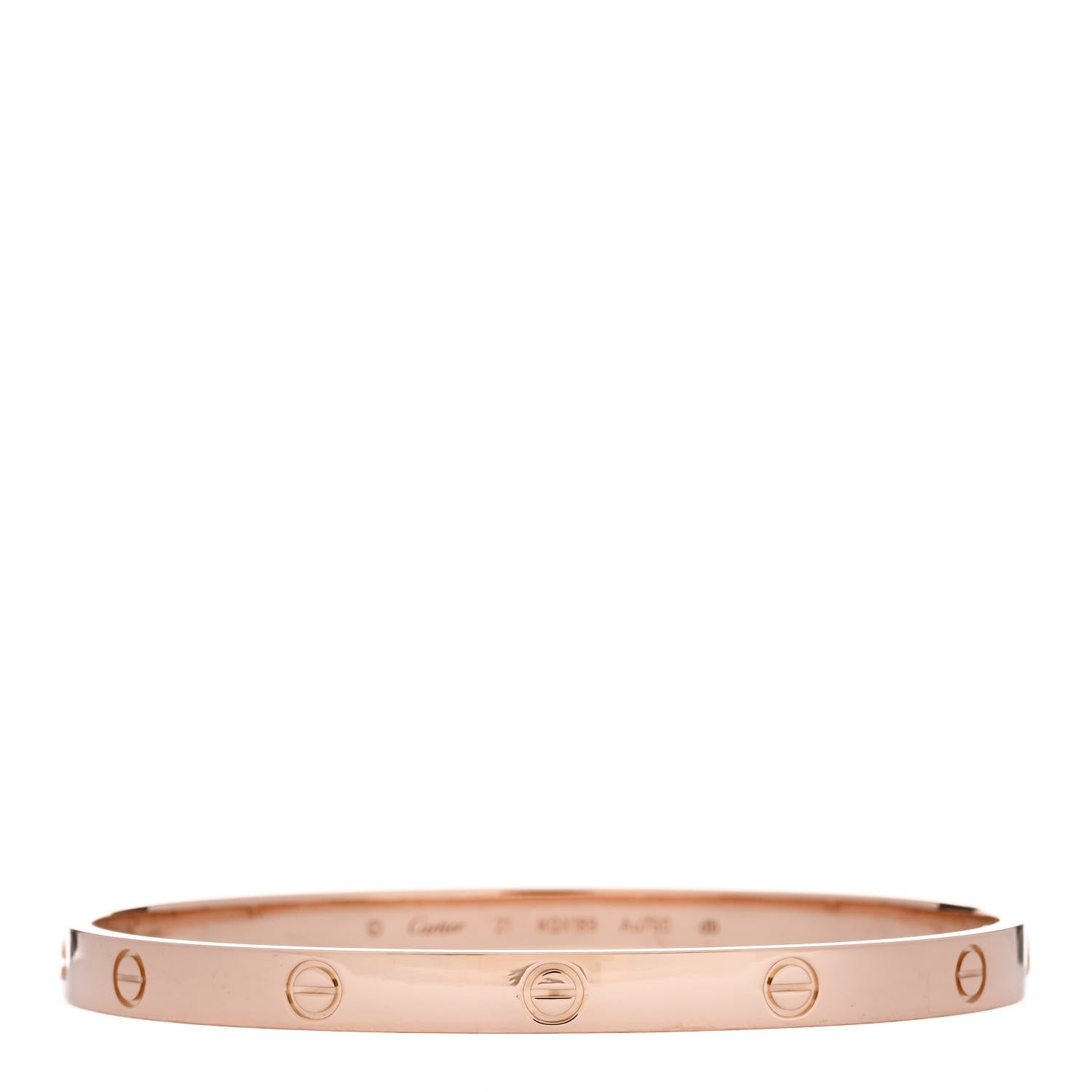 Cartier 18K Pink Gold LOVE Bracelet 21 1 of 4