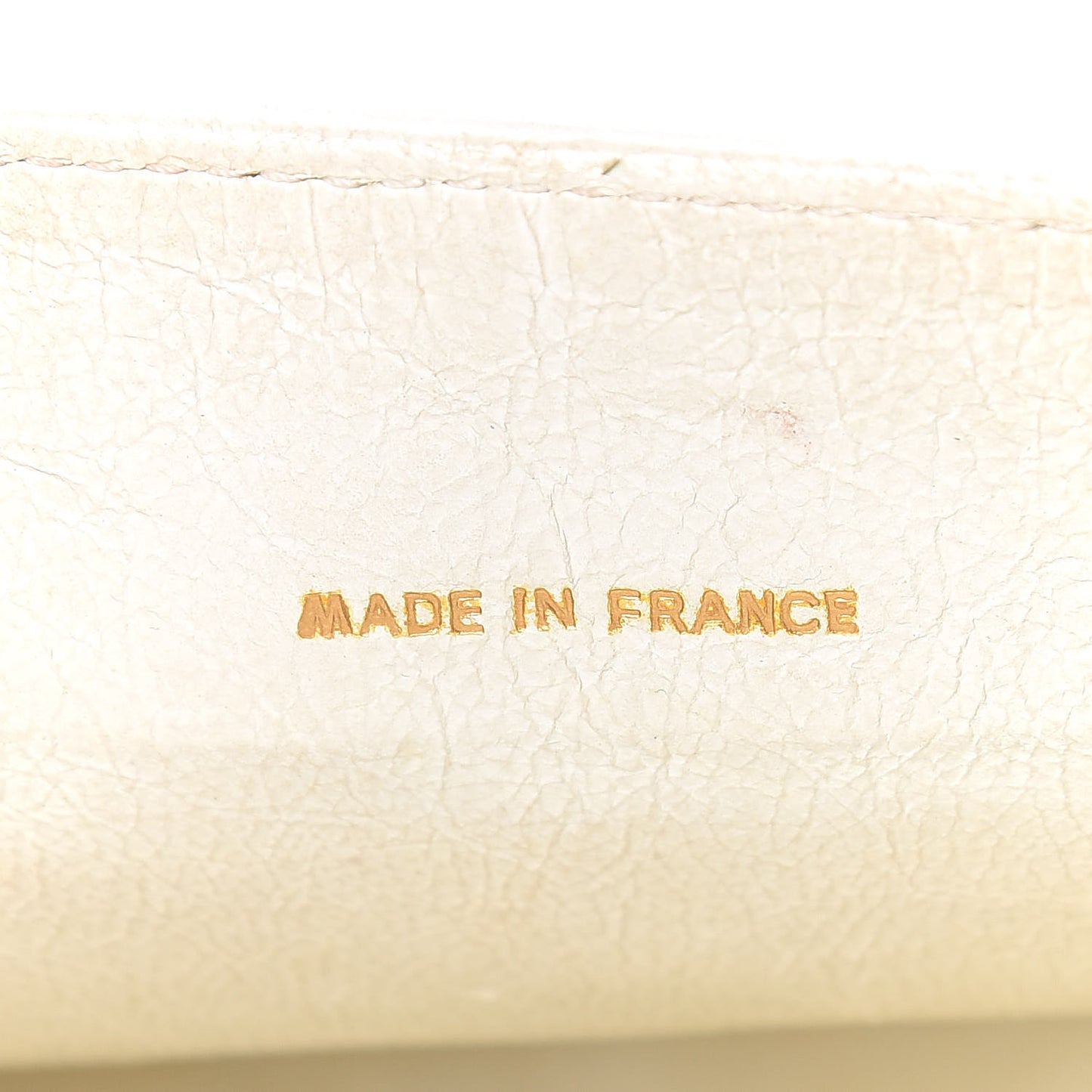 Lambskin Quilted Medium Double Flap White
