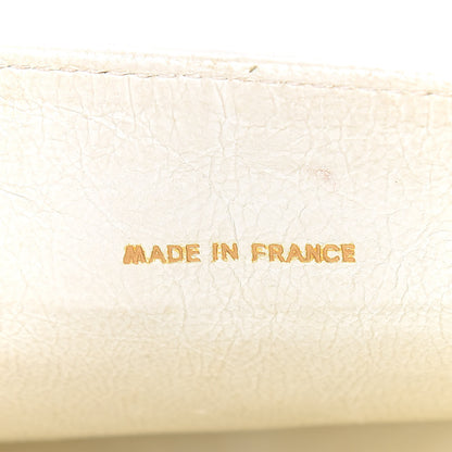 Chanel Lambskin Quilted Medium Double Flap White 7 of 27