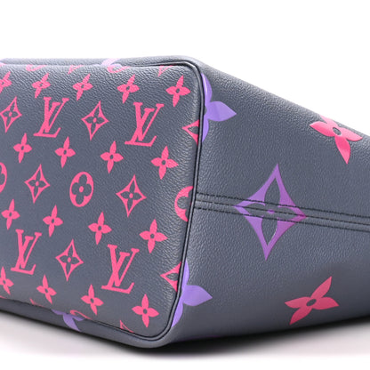 Louis Vuitton Monogram Giant Spring In The City Neverfull MM Midnight Fuchsia 10 of 10