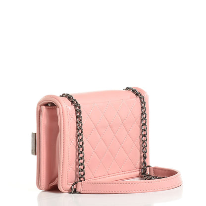 Chanel Lambskin Plexiglass Boy Brick Flap Pink 3 of 7
