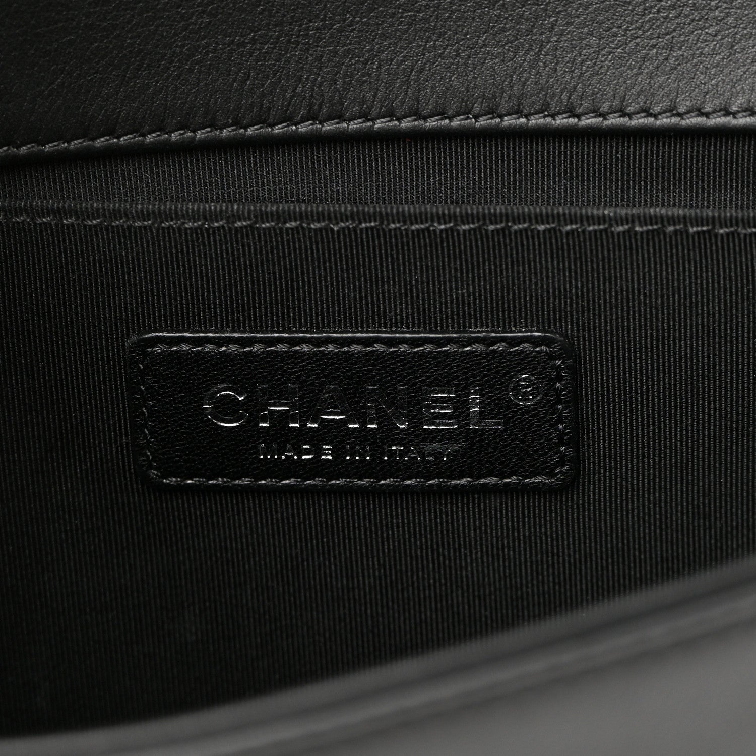 Chanel Calfskin Quilted Medium Boy Flap Black 6 of 13