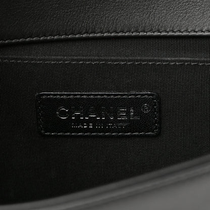 Chanel Calfskin Quilted Medium Boy Flap Black 6 of 13