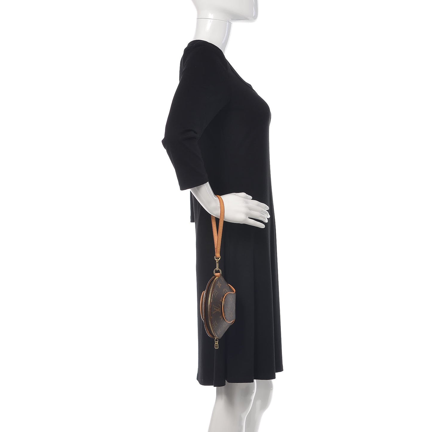 Monogram Mini Ellipse Wristlet Clutch