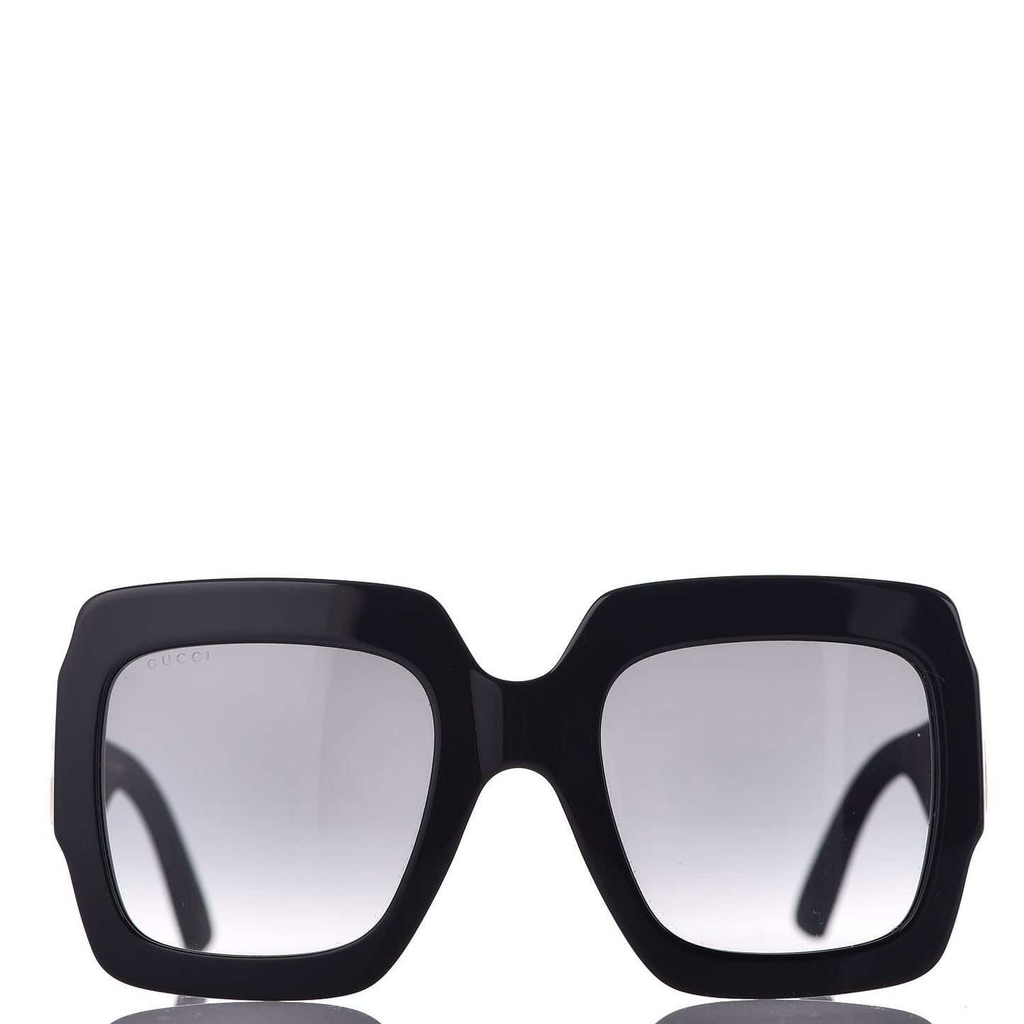 Square Frame Glitter GG0102S Sunglasses Black