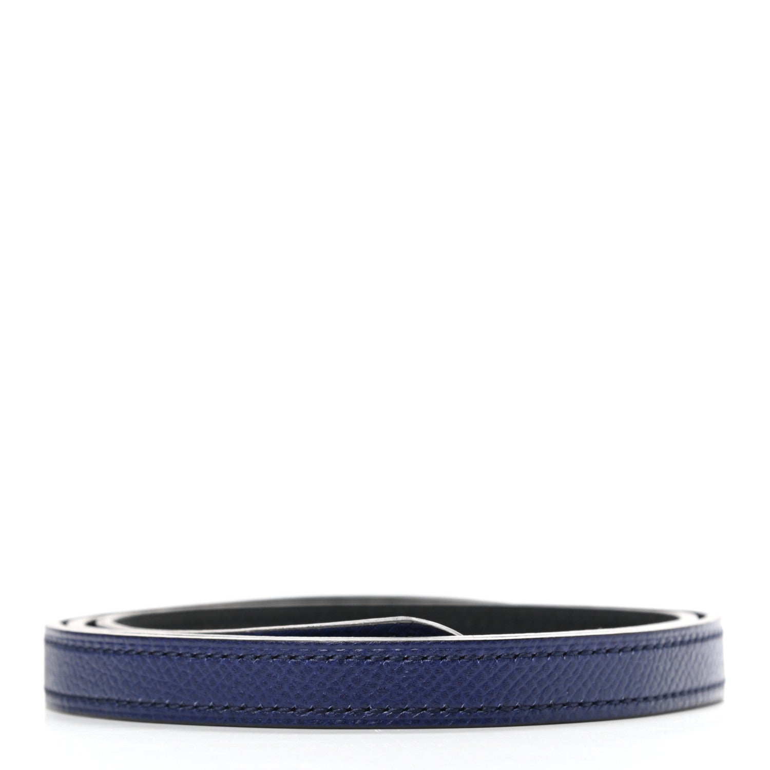 Hermes Swift Epsom 13mm Belt Strap 70 Bleu Saphir Black 2 of 5