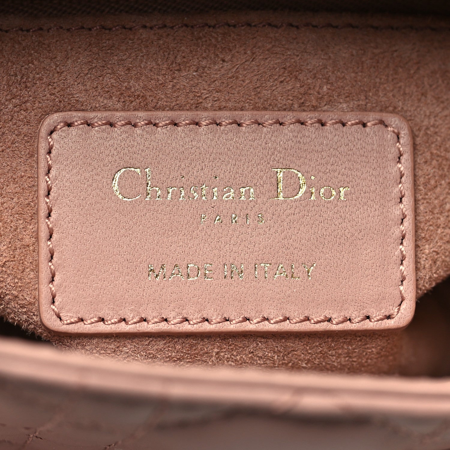Christian Dior Lambskin Cannage Mini Lady Dior Blush 6 of 11