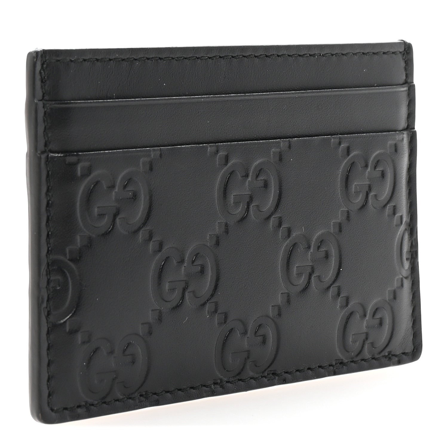 Gucci Guccissima Card Holder Black 3 of 7