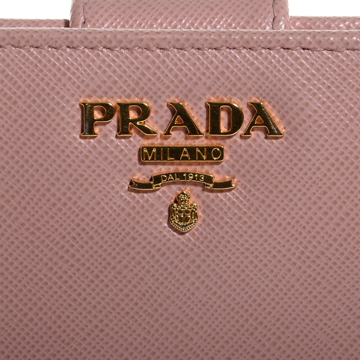 Saffiano Metal Compact Wallet Orchidea