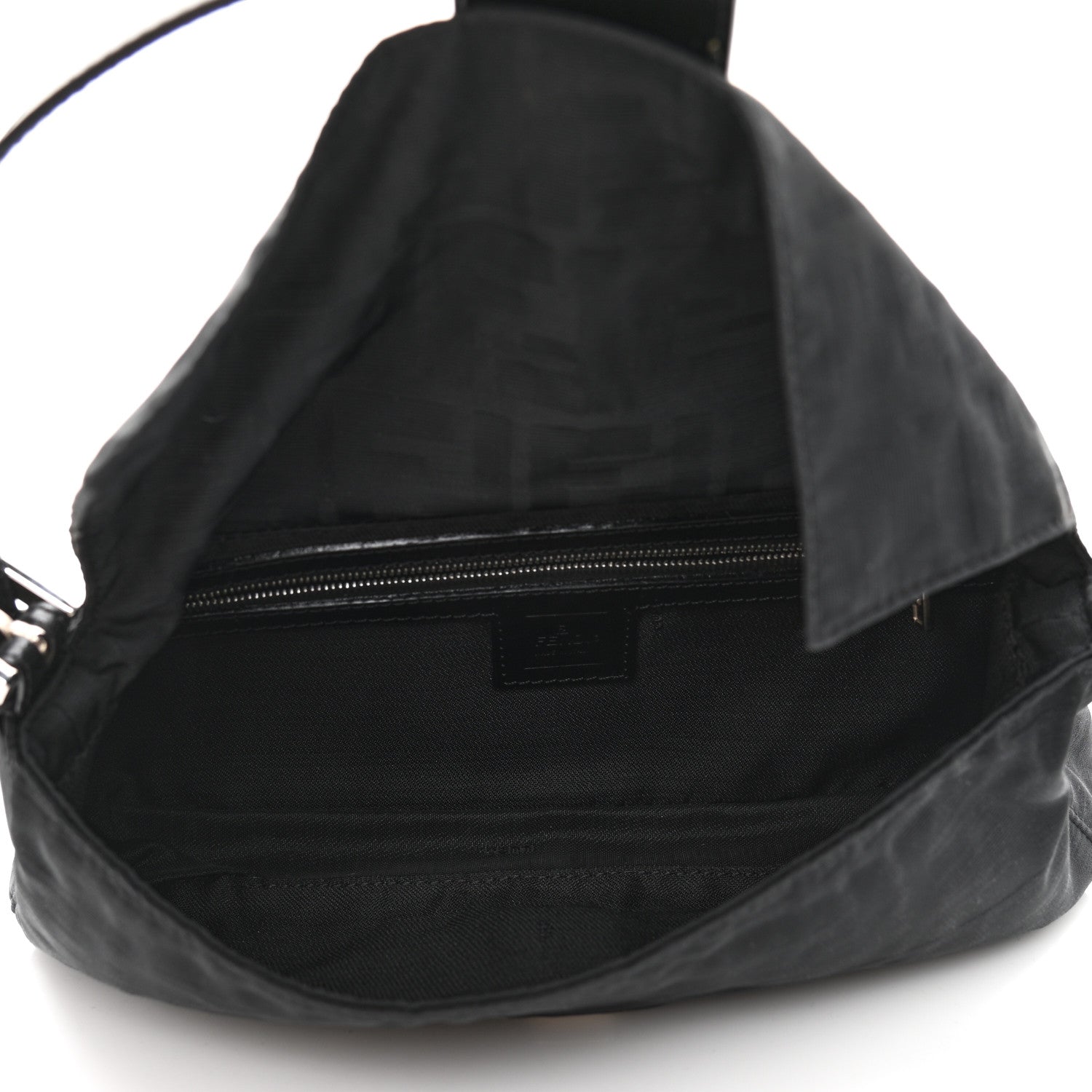 Fendi Nylon Zucca Baguette Black 5 of 9