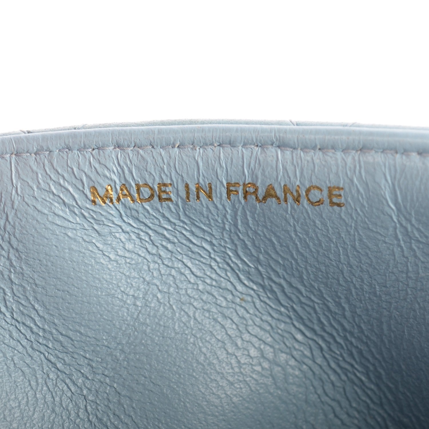 Chanel Lambskin Quilted Mini Square Flap Light Blue 15 of 16