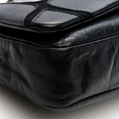 Chanel Lambskin Jersey Scales Flap Black 9 of 10