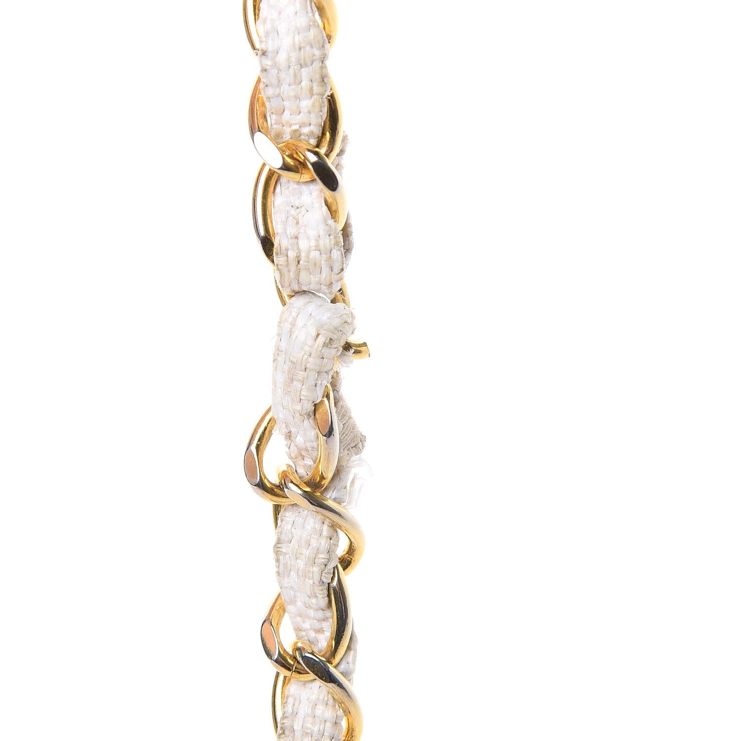 Chanel Woven Raffia Quilted CC Fringe Flap White 19 of 20